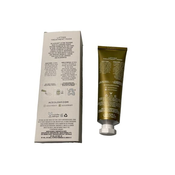 Aceology BNIB Peptides Adenosine Bitter Orange Brighten Lifting Treatment Mask - Picture 8 of 8